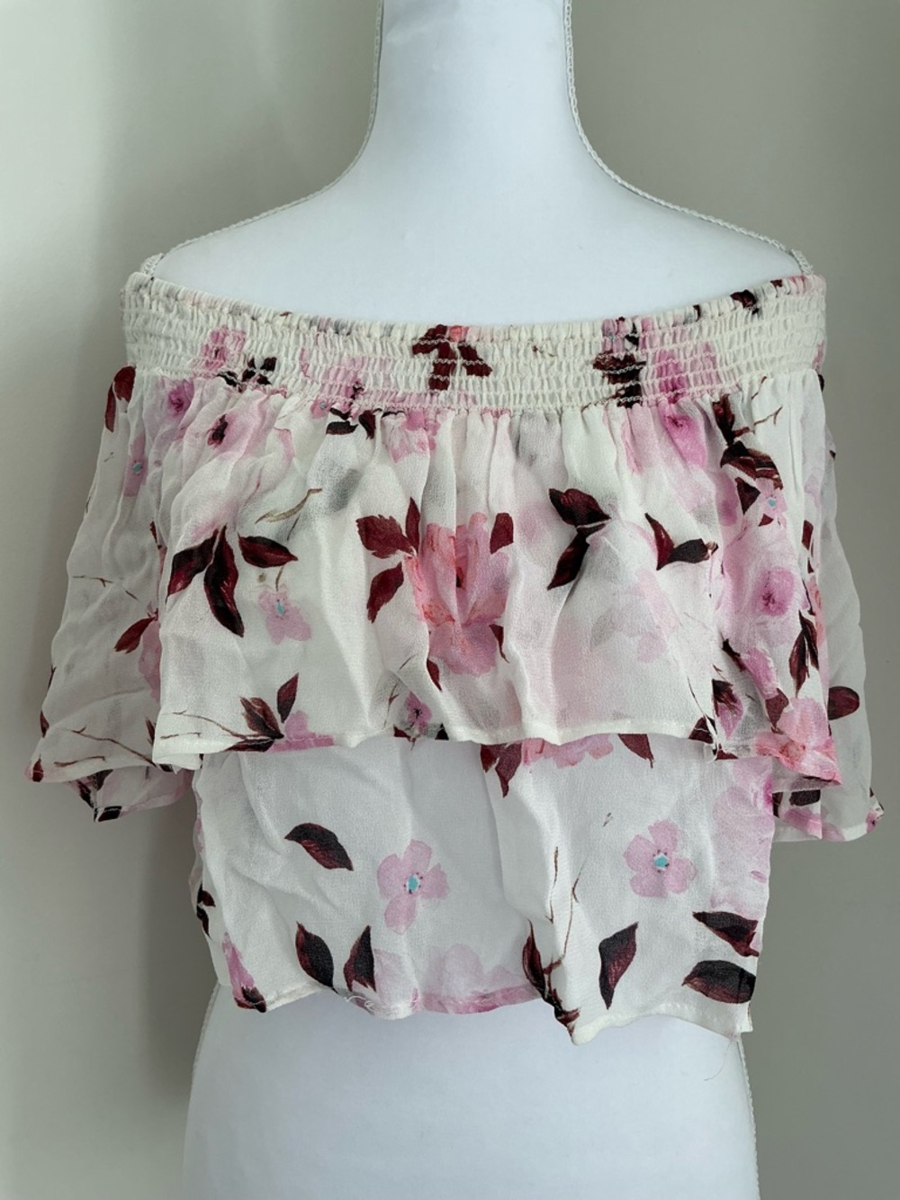 Flynn Skye - Athens Off the Shoulder Crop Top - Picture 2 of 8